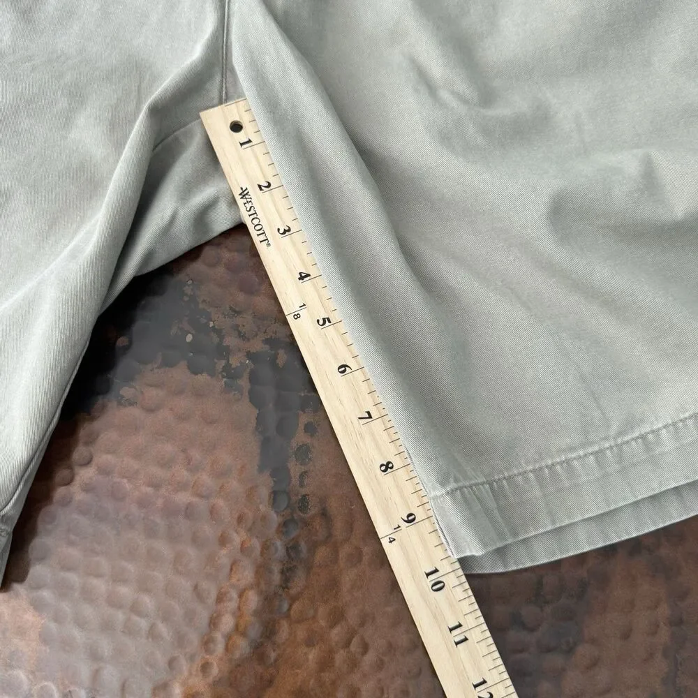 SCOTTeVEST TEC Sev Walking Shorts Men 36 Tan Cargo 8 Pocket Cotton Twill Utility